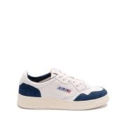 Autry Medalist Low Läder Mocka Sneakers White, Herr