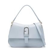 Furla Flow Top Handväska Blue, Dam