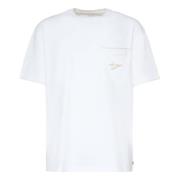 Eleventy Vit T-shirt och Polo Kollektion White, Herr