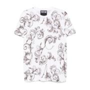 Versace Jeans Couture Vita T-shirts och Polos White, Herr