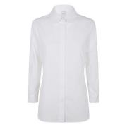 Patou Slim Fit Klassisk Skjorta White, Dam