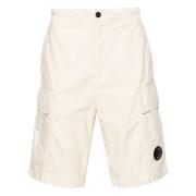 C.P. Company Ottoman Cargo Shorts Beige, Herr