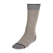 Boggi Milano Randiga bomullsstrumpor Gray, Herr