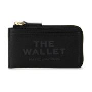 Marc Jacobs Klassisk Svart Läder Plånbok Black, Dam