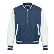 Givenchy Varsityjacka med monogram Blue, Herr