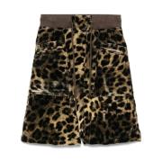 R13 Stilrena Crossover Shorts Multicolor, Dam