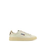 Autry Vita Läder Sneakers Dallas Stil White, Herr