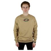 Gucci Lyxig Kamelfärgad Sweatshirt i Jersey Brown, Herr