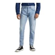 Pepe Jeans Reguljär Denim Jeans Blå Patchad Blue, Herr