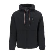 Marcelo Burlon Broderad Logotyp Windbreaker Jacka Black, Herr