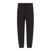 Versace Jeans Couture Broderad Logga Sweatpants Black, Herr