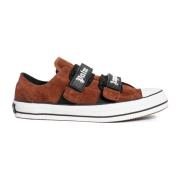 Palm Angels Velcro Vulcanized Låga Sneakers Brown, Herr