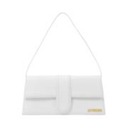 Jacquemus Lång Väska - Vit Läder White, Dam