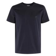 Dondup Jersey Logo T-Shirt Blue, Herr