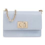 Furla Mini Crossbody Väska Cloud Grey Gray, Dam