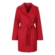 Max Mara Studio Elegant Ullrock Red, Dam