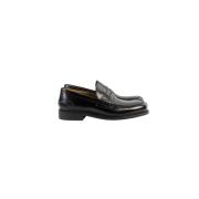 Berwick Svarta loafers i kalvskinn Black, Herr