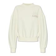 Amiri Sweatshirt med logotyp Beige, Dam