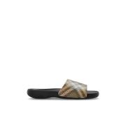 Burberry Slides Dive Beige, Herr