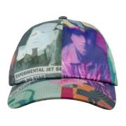 Pleasures Tryckt Visor Jet Set Keps Multicolor, Herr