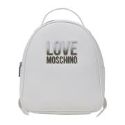 Love Moschino Vår/Sommar Dam Ryggsäck Kollektion White, Dam