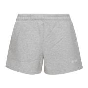 MC2 Saint Barth Bomullsshorts med elastisk midja Gray, Dam