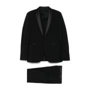 Tagliatore Herrkläder Suit Nero Ss25 Black, Herr