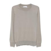 Brunello Cucinelli Sage Green Crew Neck Sweater Green, Herr