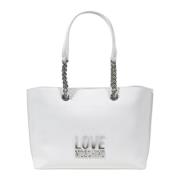 Love Moschino Vår/Sommar Damväskor Kollektion White, Dam