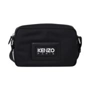 Kenzo Stilig Crossbody-väska Black, Herr