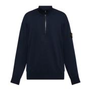 Stone Island Tröja med logotyp Blue, Herr