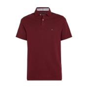 Tommy Hilfiger Röd Polo Skjorta med Ikoniskt Logobroderi Red, Herr