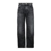 Versace Klassiska Cargo Jeans Vår-Sommar 2025 Black, Herr