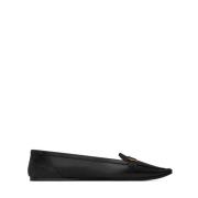 Saint Laurent Poppy Ballerina Flat Black, Dam