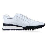 Dsquared2 Läder Snörskor Sneakers White, Herr