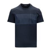 Herno Herr Crew Neck T-shirt Blue, Herr