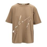 Herno T-shirt med grafiskt tryck Brown, Herr