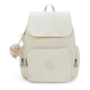 Kipling City Zip Ryggsäck Beige, Dam