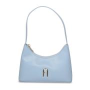 Furla Elegant Läder Mini Väska, Ljusblå Blue, Dam