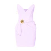 Elisabetta Franchi Elegant Modern Polyester Klänning Pink, Dam