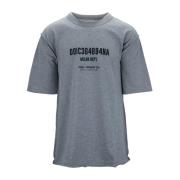 Dolce & Gabbana Herr Grafisk T-shirt Gray, Herr