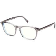 Tom Ford Snygg Fyrkantig Glasögon Modell Tf5960 Gray, Unisex