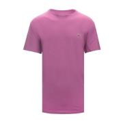 Lacoste Herr Crew Neck Bomull T-shirt Pink, Herr