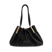 Ulla Johnson Rynkad Mini Tote Väska Black, Dam