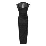 Jean Paul Gaultier Svart Tyllklänning Elegant Premium Material Black, ...