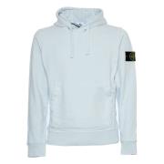 Stone Island Himmelblå hoodie Höj stilen Blue, Herr