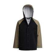 Stutterheim Väderbeständig Hooded Jacket Black, Herr