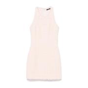 Balmain Rosa Elegant Klänningskollektion Pink, Dam