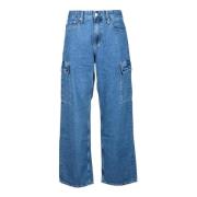 Calvin Klein Jeans Bomulls Jeans Blue, Herr