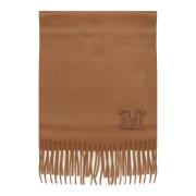 Max Mara Brun Cashmere Vinterscarf för Kvinnor Brown, Dam